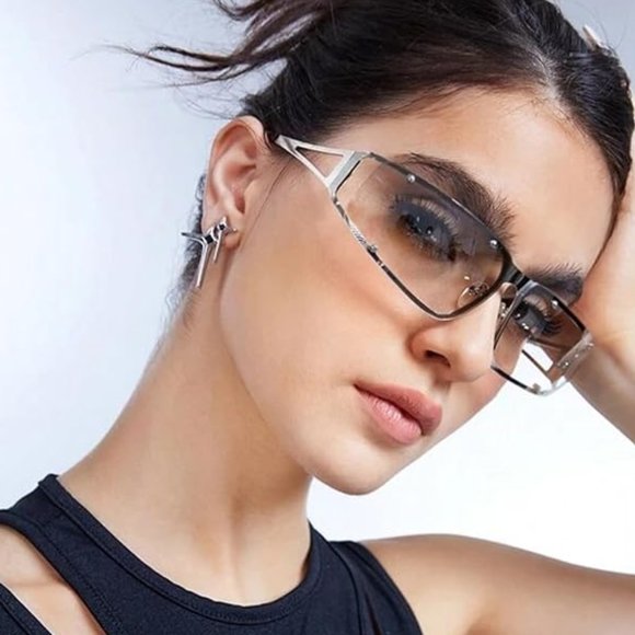 Retro women's charm sunglasses - Picture 4 of 8